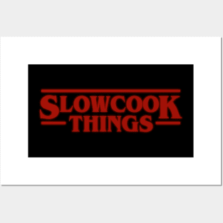 Slowcook Things Font Design Posters and Art